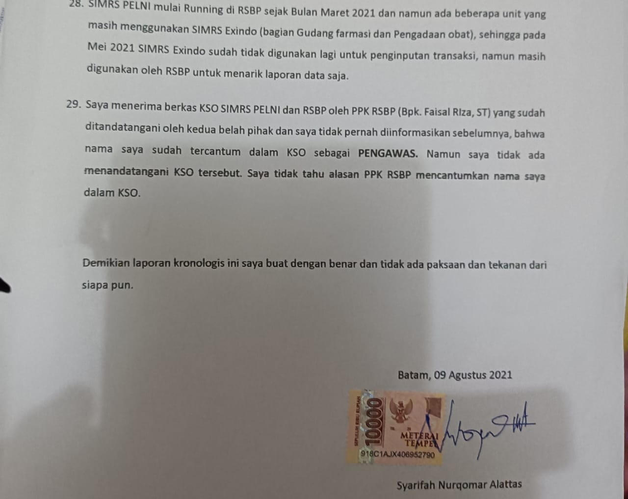 Mungkinkah Kasus Dugaan Korupsi Berjamaah Simrs Bp Batam T A 2018 And 2020 Tetap Akan Menimbulkan 0392